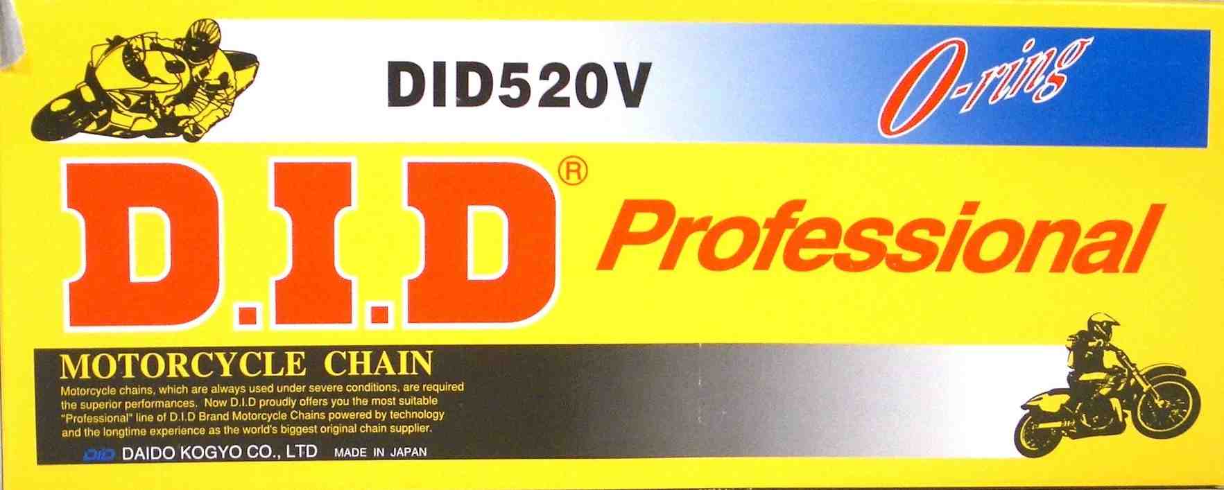 D.I.D Professional O-Ring Series Chains - KLR650.com